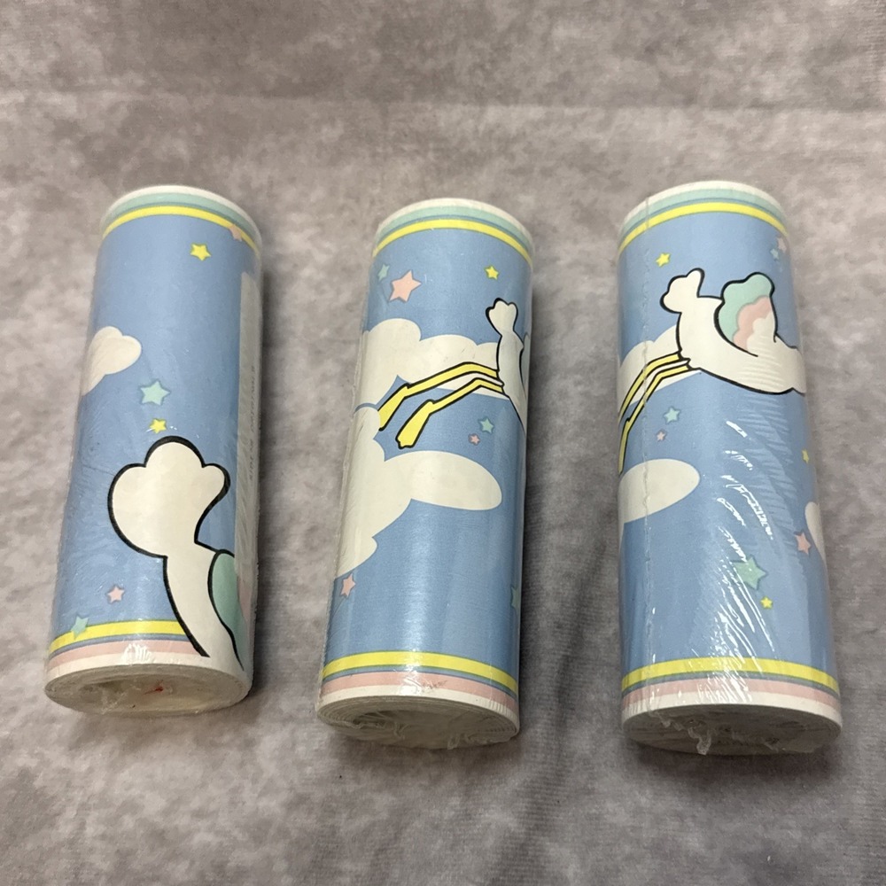 VTG Judi's Originals Bundles Baby Stork Wallpaper Border Lot of 3 24ft Spools